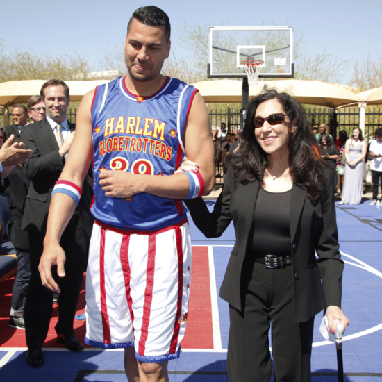 Cynthia Escorted to Podium BEST